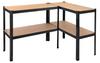 Regał Magazynowy 4 Poziomy 174X80X40 150 Kg Czarny