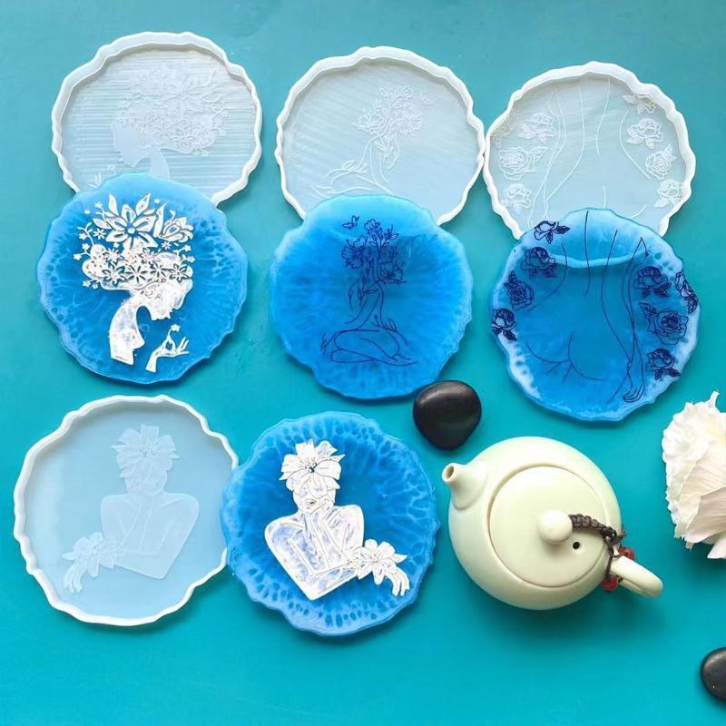 Crystal Human Body Mold Epoxy Resin Mold Suitable for Resin Casting X3UC