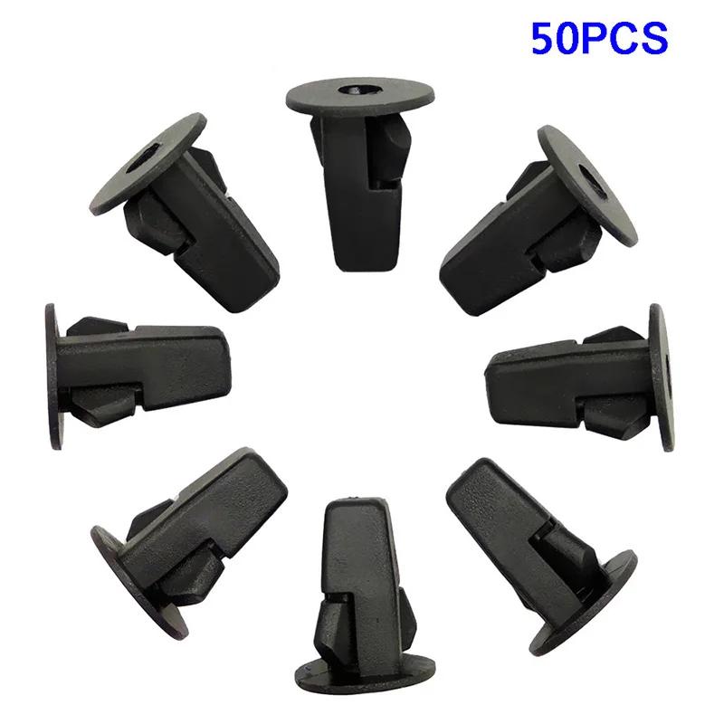 50Pcs Fastener Clips Fender Liner Screw Plastic Rivet Fastener Clips 8mm Holes For Toyota For Lexus Auto 90189-06013