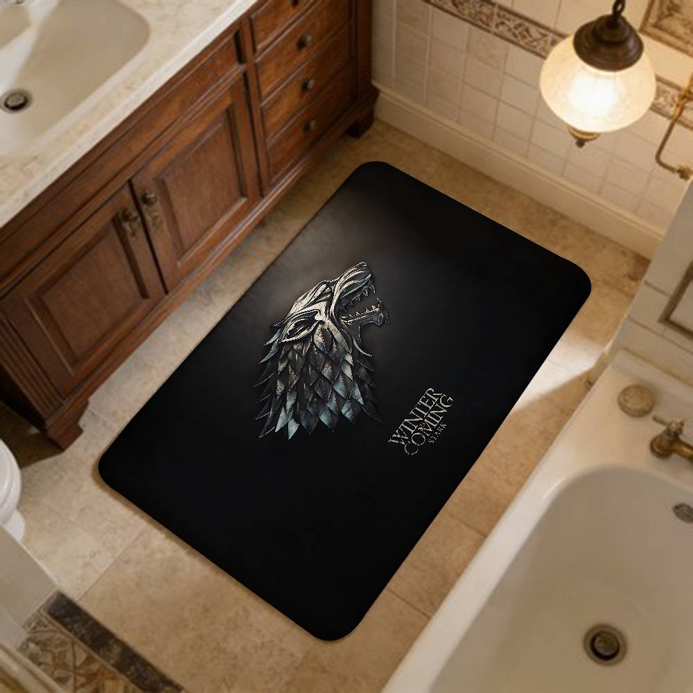 Popular TV Series G-Game Of T-Thrones Room Mats Anti-slip Absorb Water Long Strip Cushion Bedroon Mat Household Carpets