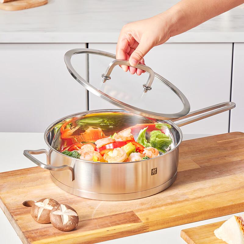 Zwilling Moment 24cm Stainless Steel Stir-fry Pan
