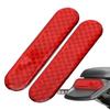 Set of 2 Reflective Stickers for Car Motorcycle Door Protection Warning Signs Improve Night