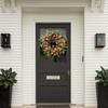 Floral Wreath Artificial Spring Wreath Handmade Wreath Minimal Upkeep Realistic Emulation Silk Wreath Design 10 Inches