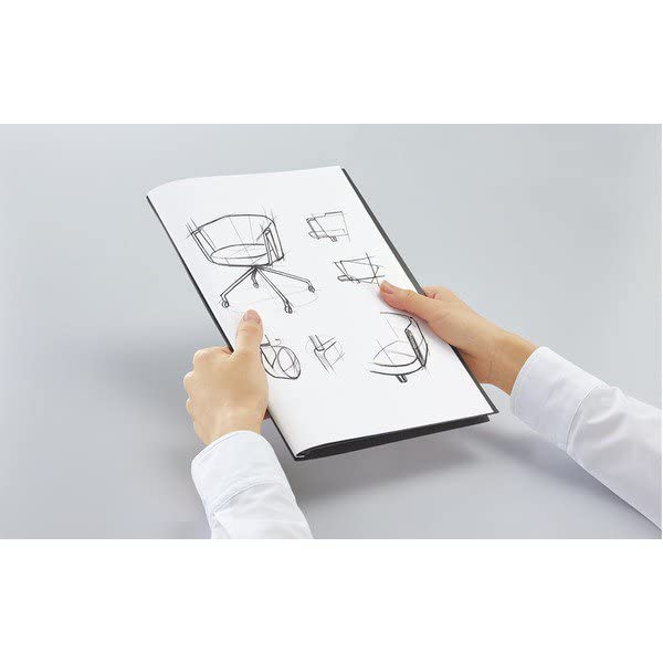 KOKUYO BIZRACK Clip BRCN202D of Notebook, A4, Brown/Black, No. (Set 6)