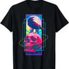 Men and Women's Music Fans Touring Shirts Retro Cotton Short Sleeve T-Shirts TopBlack