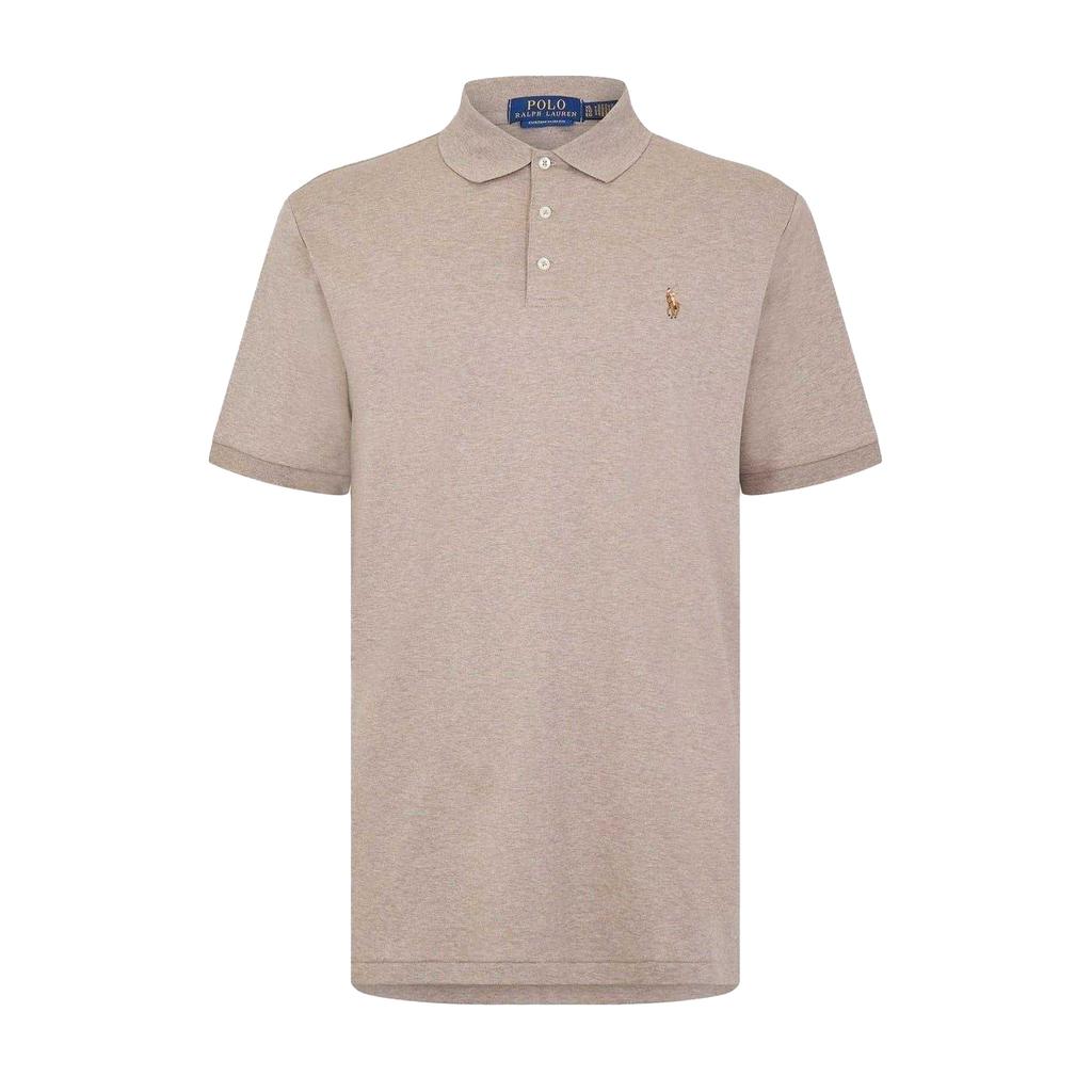 Ralph Lauren Mens Pima Cotton Slim Short-Sleeved Polo Shirt