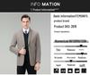Men's Plus Size 2025 Double-Faced Wool Coat with Detachable Inner Down Jacket and Suit Collar