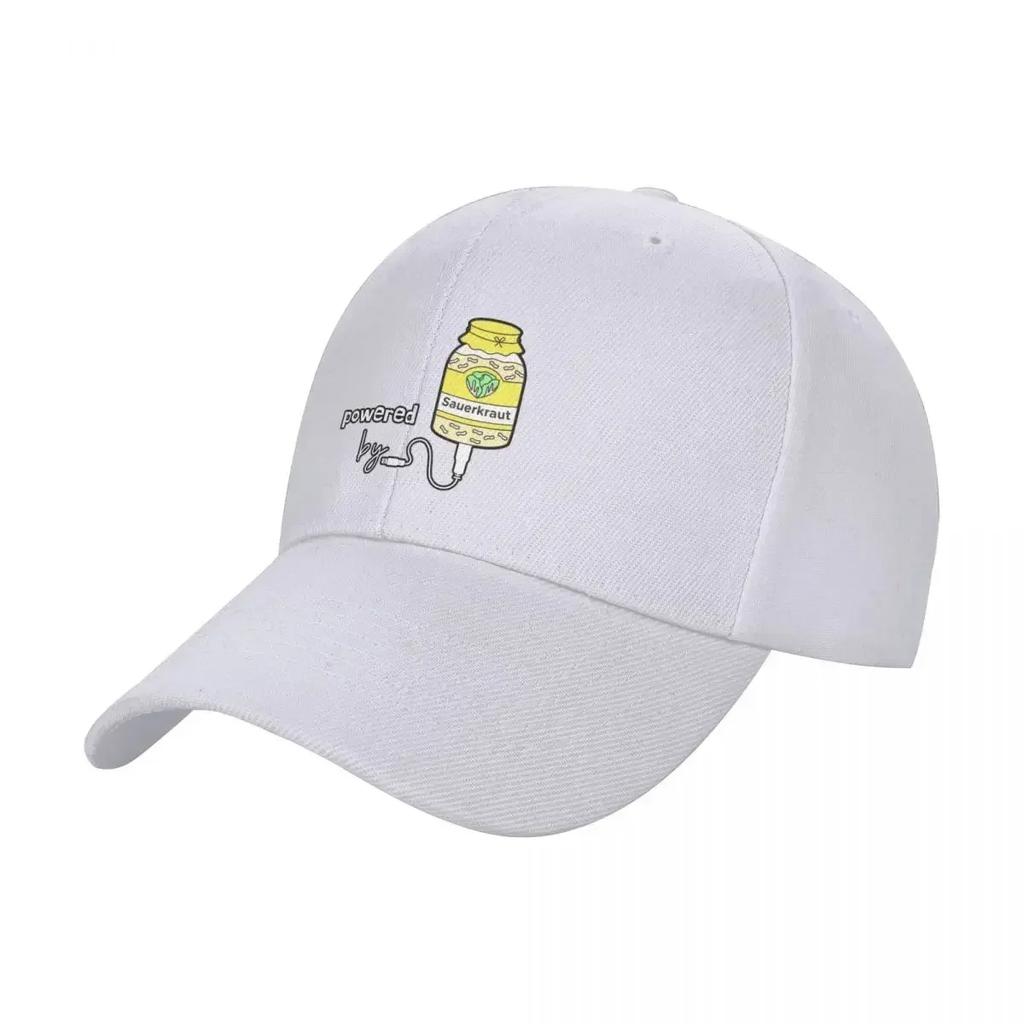 Powered By Sauerkraut Baseball Cap Tea Hat Horse Hat Womens Golf Clothing Unisexs