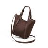 Tote Bag New Autumn and Winter Genuine Leather Crossbody Bag, Hand-held Vegetable Basket, Large Capacity Bags, Single Shoulder Women's Bag