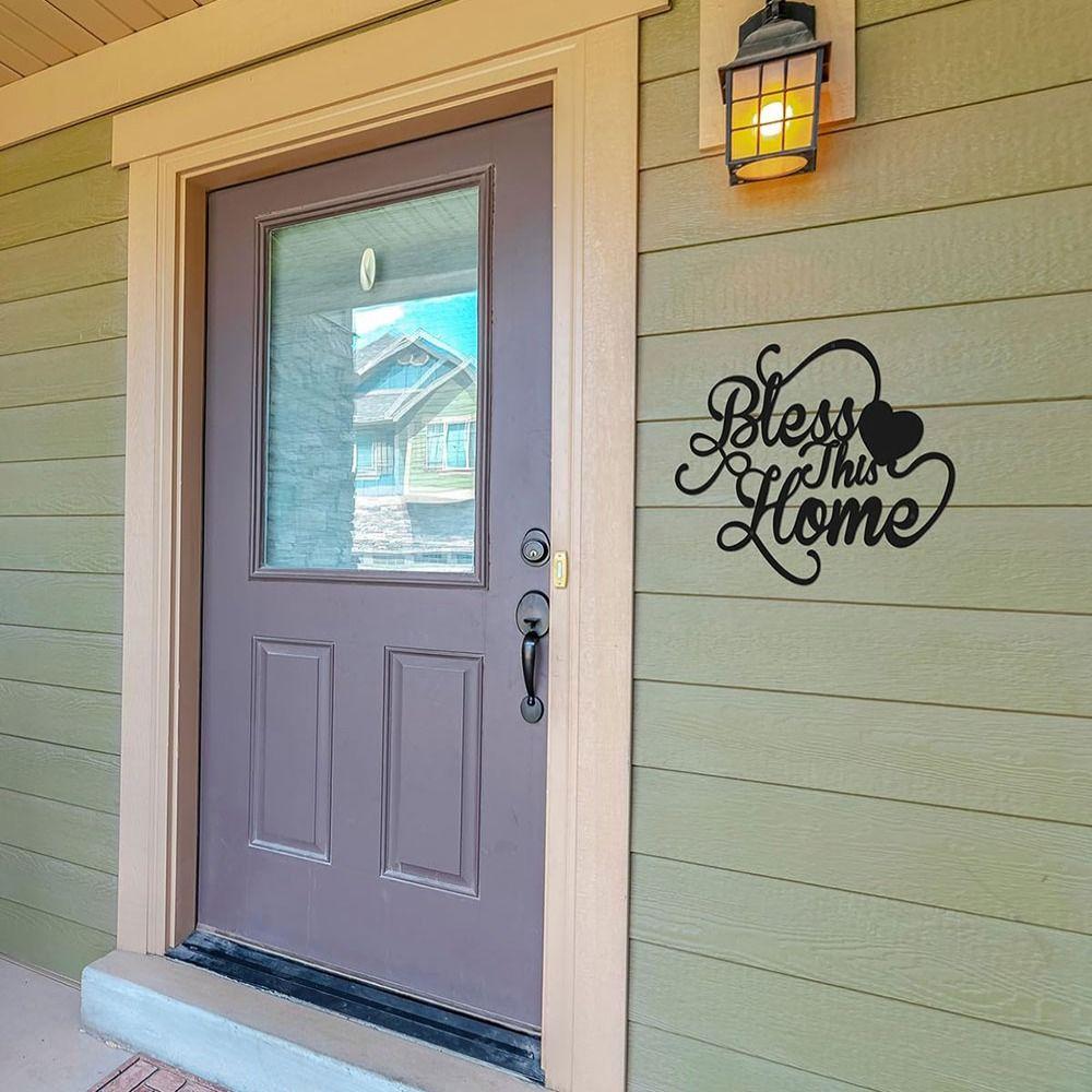 

Metal Metal Wall Decorations Black Silhouette Letter Wall Decoration Living Room