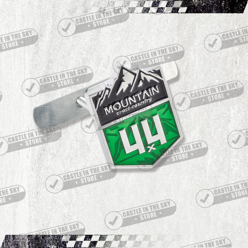1Pc 3D Car Sticker 4x4 Mountain Front Grille Badge Metal Decal Emblem For Wrangler Grand Cherokee Compass Silverado Accessories
