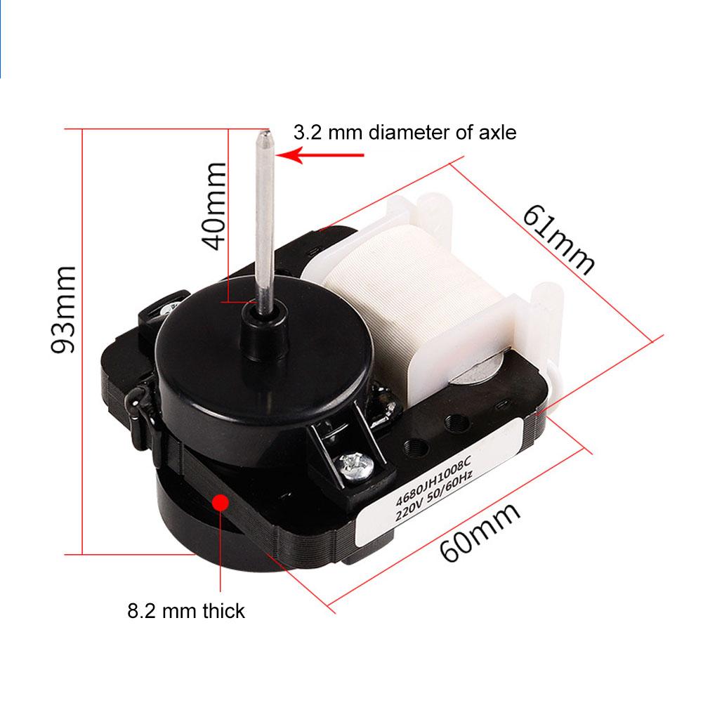 220V-240V/ 50-60HZ Fan Motors Refrigerator Fan Motor Replacement Part Evaporator Replaces Parts Kitchen Tools Accessories