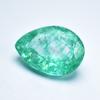 CERTIFIED Zambian 5 Ct Pear Shape NATURAL Green Emerald Loose Gemstone