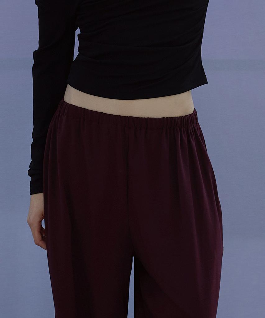 Debiweeo Women'S Yoga Wear Devi-Do1003-Burgundy Pilates [Do] Basic Balloon Harem Pants