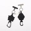 Hiking/Cycling Gear Set: Protective Phone Lanyard Strap with Retractable Holder & Carabiner