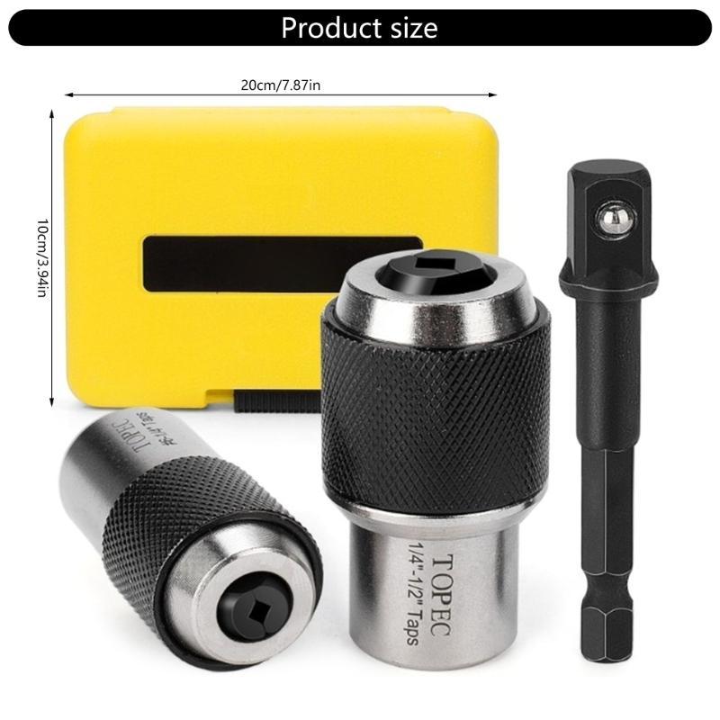 Tap Extractor Set with Adjustable Jaw Socket Fit for Efficient Screw & Bolt Removal Screw Extraction and Thread Refining