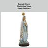 Virgin Mary Figure Resin Decorative Sculpture Small Religious Statue For Church Home Tabletop Desk Shelf Display Collection