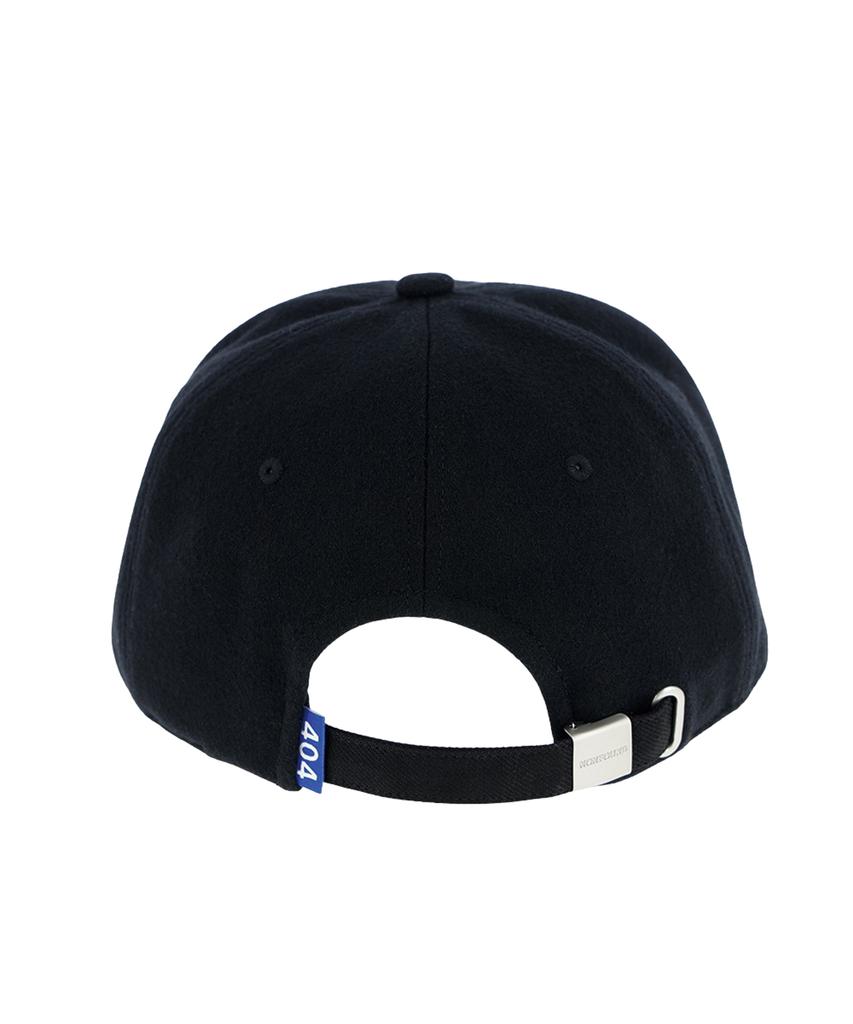 Nonpaundeu Pound Felt 5-Panel Ball Cap [Black]