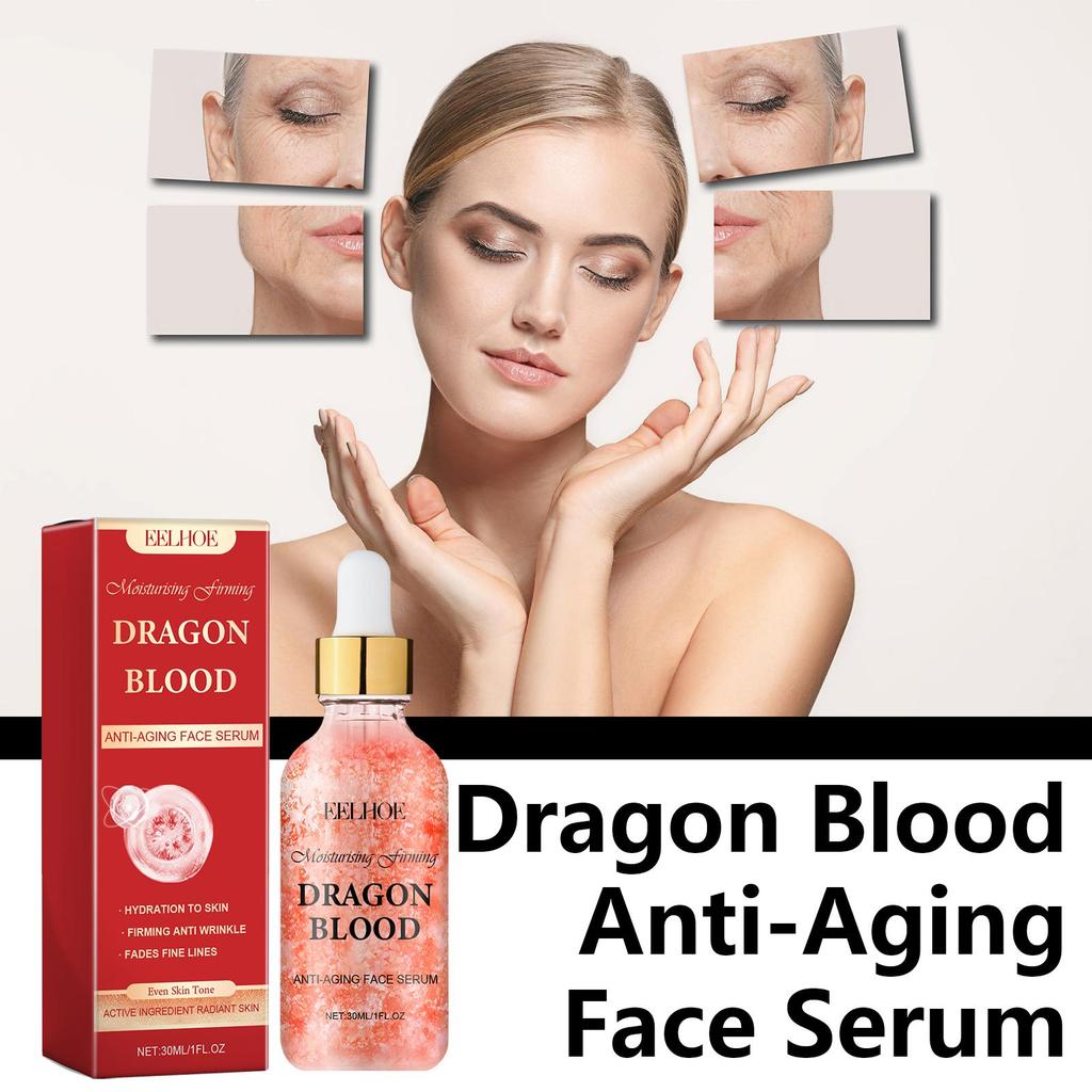 Dragon's Blood Facial Treatment Serum Moisturizes, Hydrates, Firms, Softens, Smoothes and Refines The Face