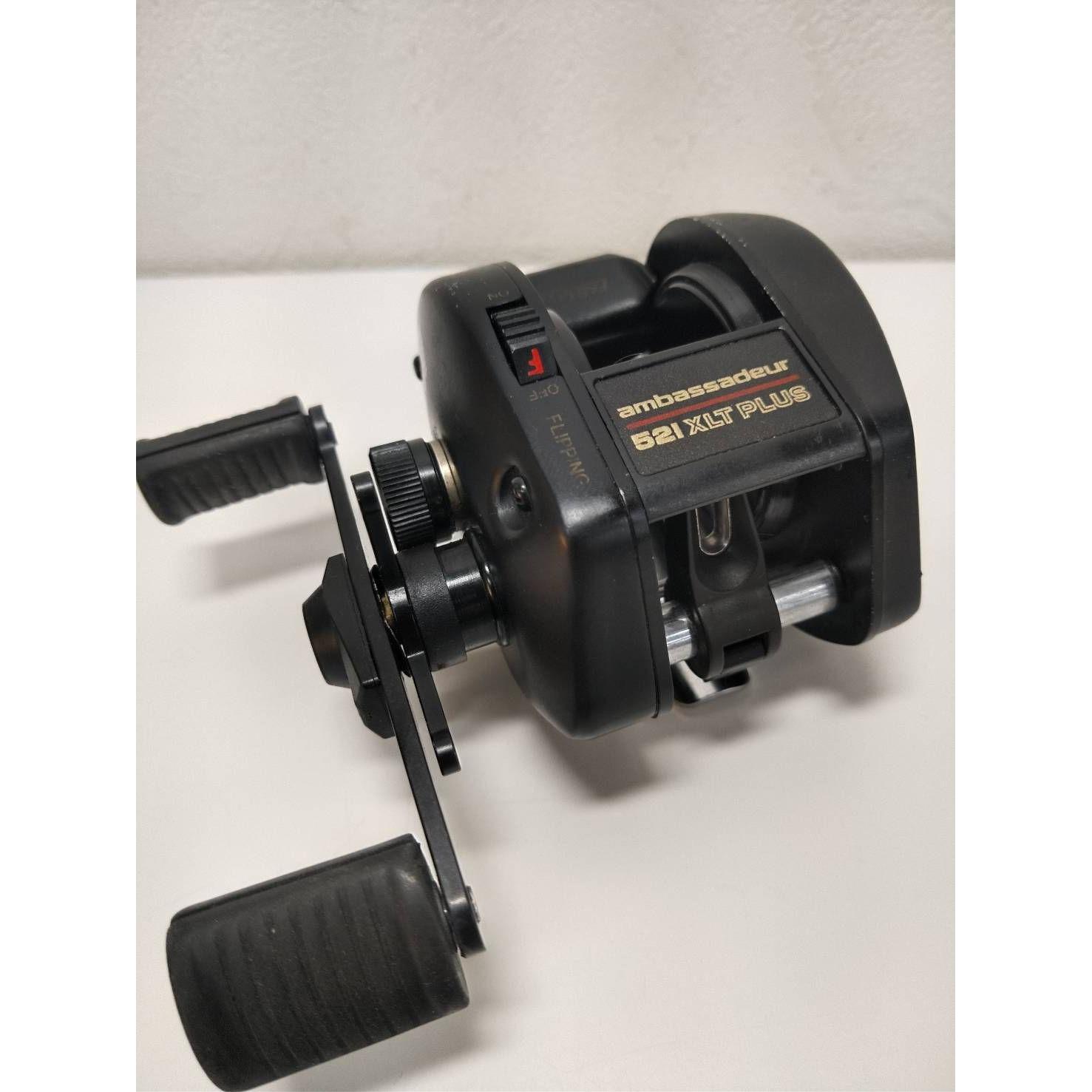 Used ABU Ambassador 521 XLT PLUS 85-4 89-90 Abu Ambassador Ultra Mag Ultra Cast Polaris Ebisu Fishing Bass Bait Reel (08)