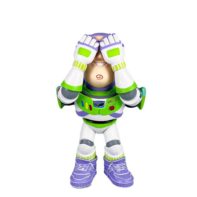 Shy Buzz Lightyear Toy Story Anime Figure Adorable Pvc Model Doll Desktop Decoration
