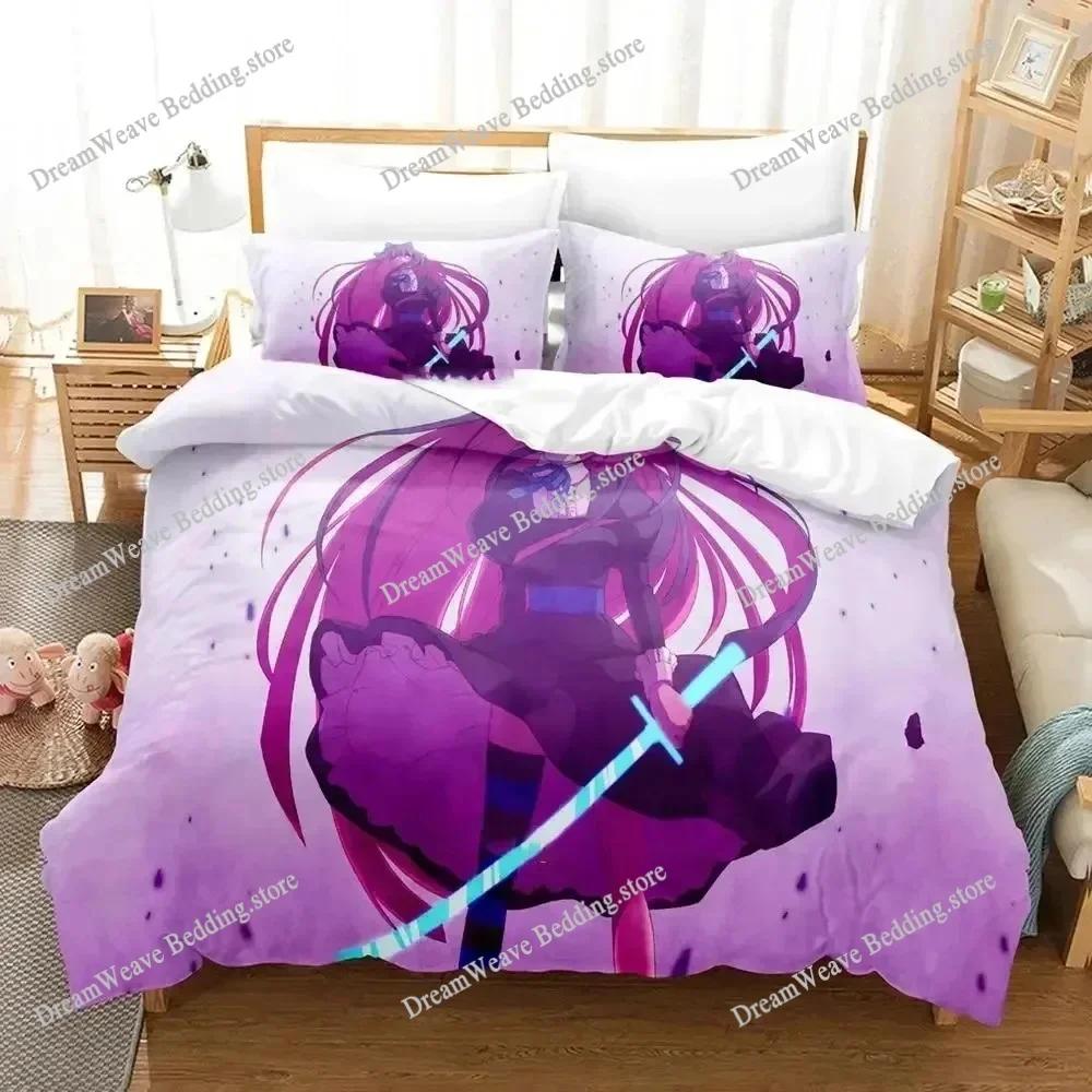 Panty Stocking Garterbelt Cartoon Poster Sheets Quilt Covers Bedding Dormitory Sheets Bedding Set Soft Warm Bedding Set