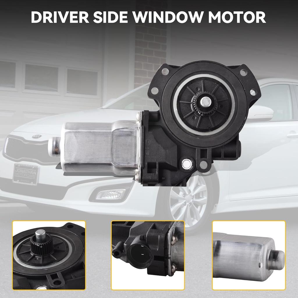 Driver Side Window Motor Compatible For Kia Optima 2011-15 Front Left Door Window Regulator Motor Without Auto Up