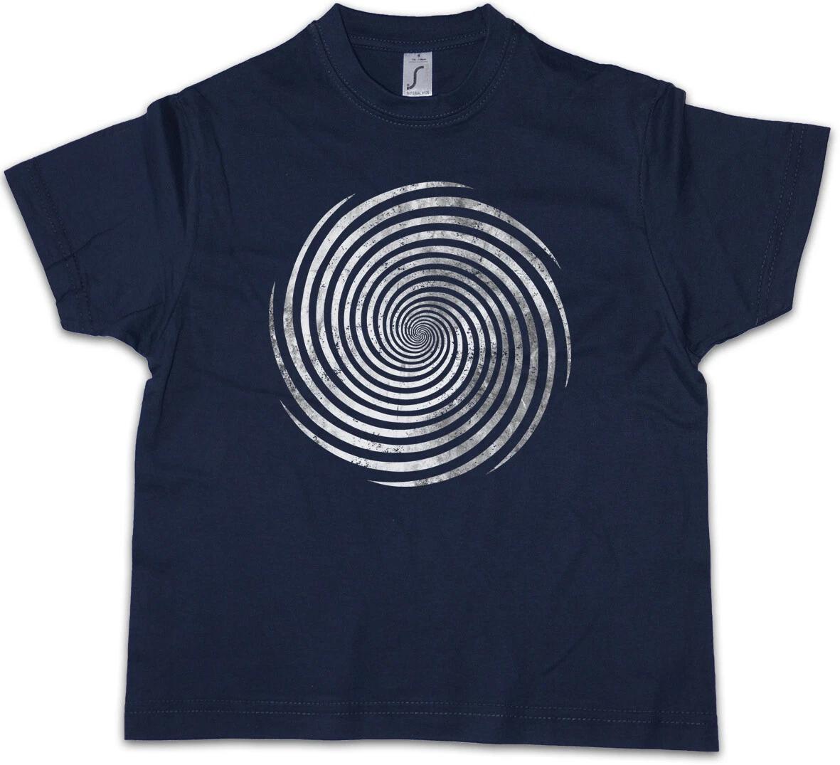 HYPNO SPIRAL I Kids Boys kids boys T-Shirt Spiral Maze Mystic Hypnotic Circle 130