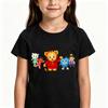 Daniel Tiger’s Neighborhood Children's T-shirts Cotton Cartoon Print Short Sleeve Funny Boys Cute Girls Tees Casual Tops Summer