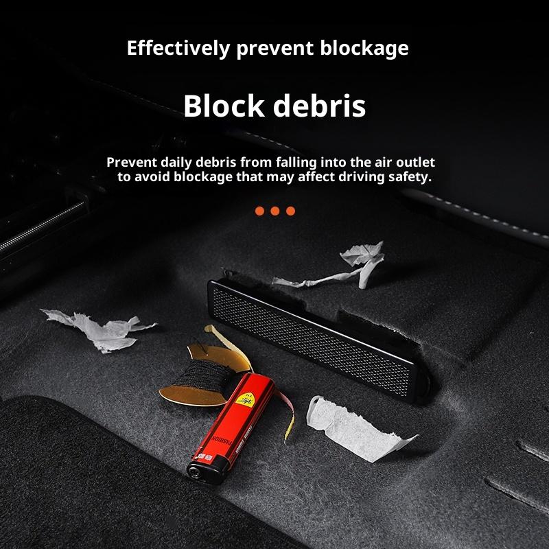 For Byd Leopard 5 Denza B5 Car Lower Air Outlet Cover Air Conditioner Vent Dustproof Protective Cover Car Interior