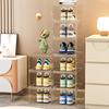 Acrylic Magnetic Shoe Storage Box – Transparent, Anti-Oxidation Shoe Cabinet and Rack for Sneakers.