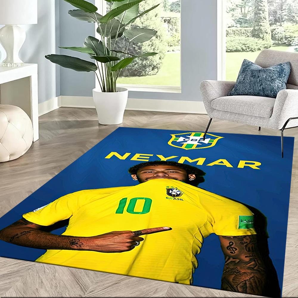 Quadratische Teppiche mit brasilianischen Fußballstars sind eine großartige Wahl für Wohnzimmer, Schlafzimmer, Heimdekoration und als Geschenke.