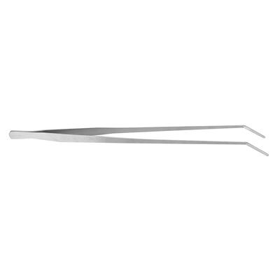 Fish  Water Plants Stainless Steel Elbow Curved Tweezers Aquarium Planting Clip Tool