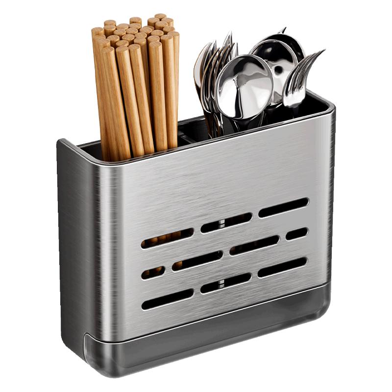 Cobbe Kitchen Wall-Mounted Stainless Steel Storage Rack
