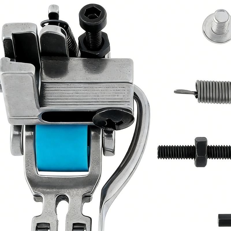 Extended Presser Foot for Flatbed Sewing Machines Sturdy Metal Construction Smooth Cloth Feeding