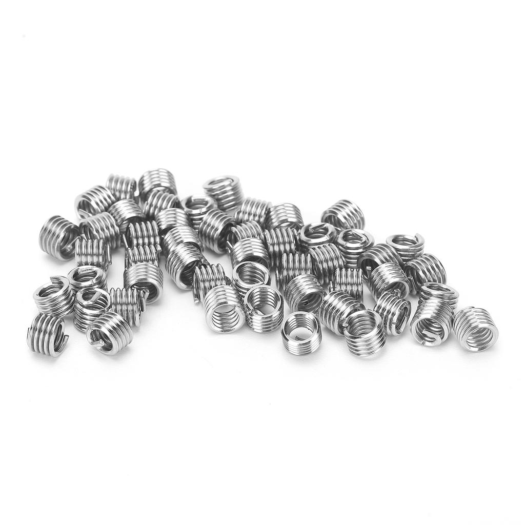 50-teiliges Drahtgewindeeinsatz-Schraubenbuchsen-Gewindereparatur-Schutzwerkzeug, US-Einheiten 10?24x1,5D