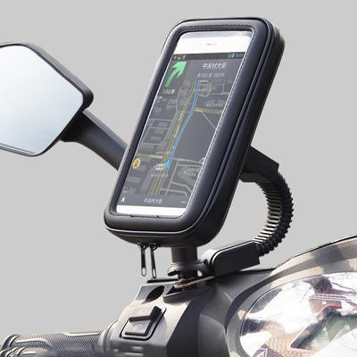 Bisiklet Motor Telefon Tutucu Su Geçirmez Telefon Çantası Kılıfı Kılıfları Motosiklet Bisiklet Gidonu Cep Telefonları Motosiklet Iphone Sabitleme için GPS Standı
