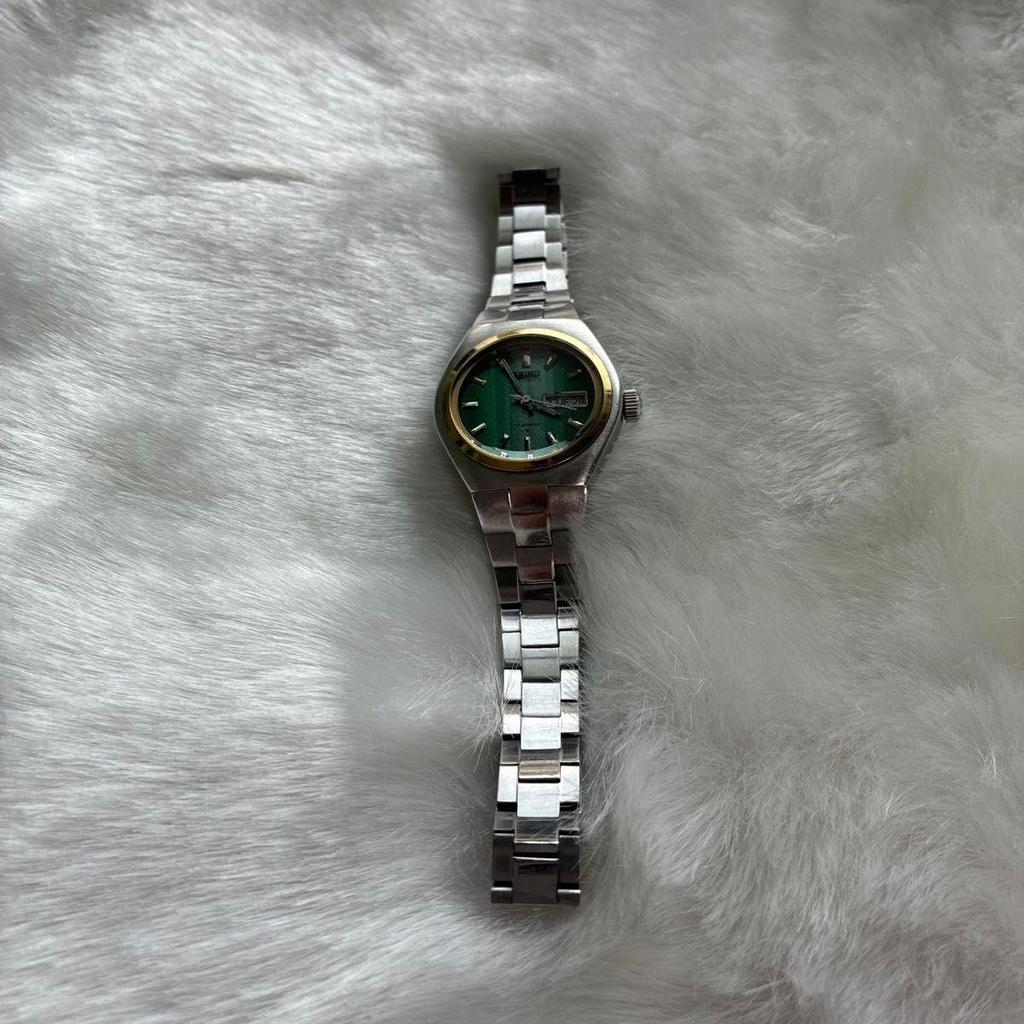 Used SEIKO Seiko Showa Retro Automatic Watch Green Dial