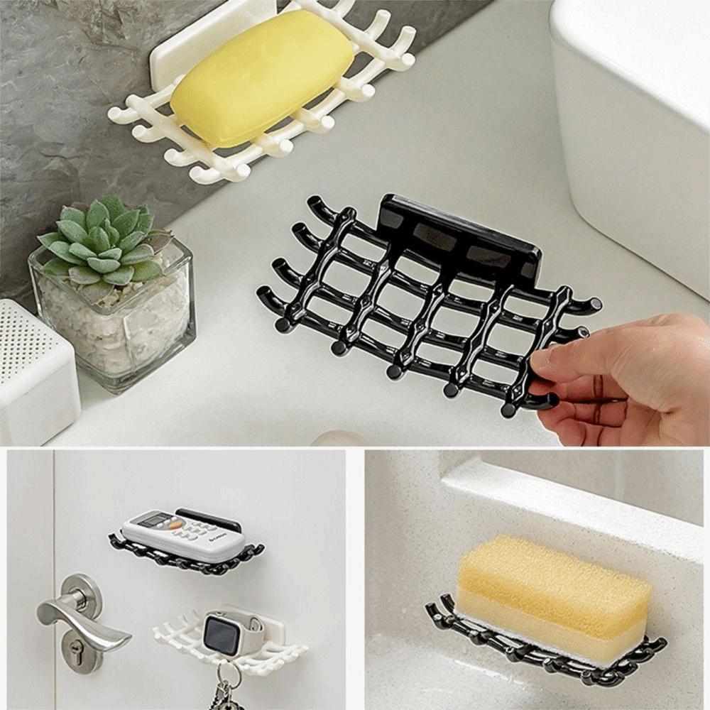 Fashion Soap Box Storage Holder Stand Tray Soap Container Tray Bathroom Kitchen Sink Organizer