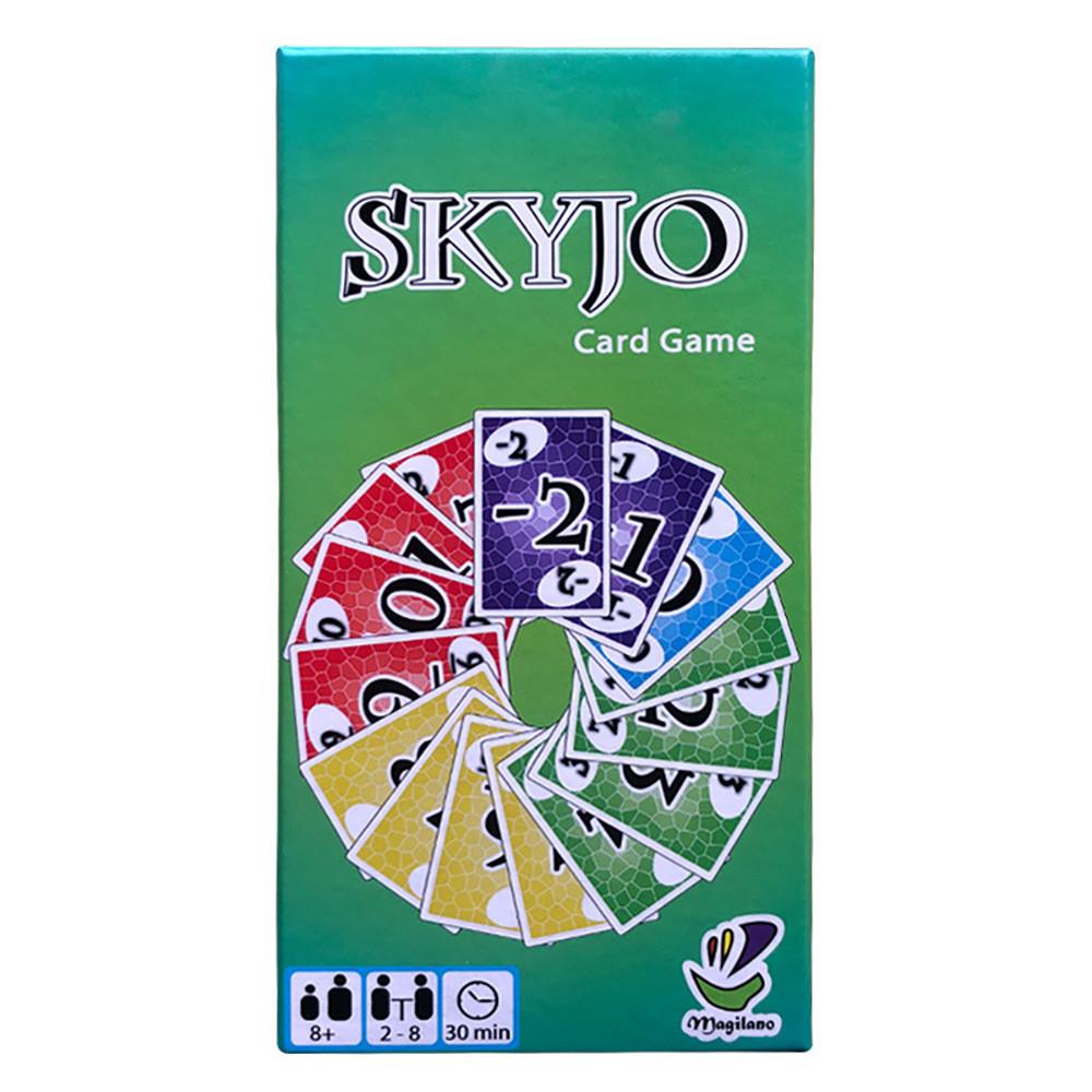 Classic Skyjo Table Card Game For Leisure Gathering Paper Material Game Toy