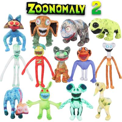 2024 Zoonomaly 2 juguetes de peluche lagarto avestruz conejo juguete de peluche de algodón