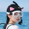 Diving Headband Neoprene Headband with Cat Ears Adjustable Hair Protection Band Wetsuit Hood for Snorkeling Surfing