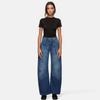 Jeans baggy hip hop da donna a gamba larga a vita medio-bassa jeans larghi boyfriend pantaloni in denim vintage