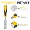 uxcell Flat Woodworking Chisel, 7/8-Inch Blade