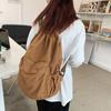 Women's Canvas Beautiful Cord Backpack High Quality Fashion Portable School Bag Legal Girls Travel School Bag