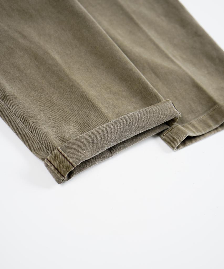 BIRBANTE Sondrio Stretch Twill Pants - Beige