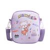 Adorable Rabbit And Bear Canvas Shoulder Bag For Kids Lightweight And Stylish Design