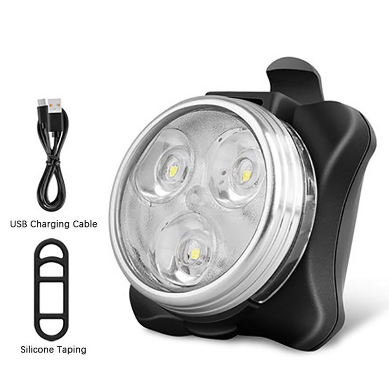 Usb Rechargeable Bike Light Set,Super Bright Front Headlight And Rear Led Bicycle Light,650Mah ,4 Light Mode Options