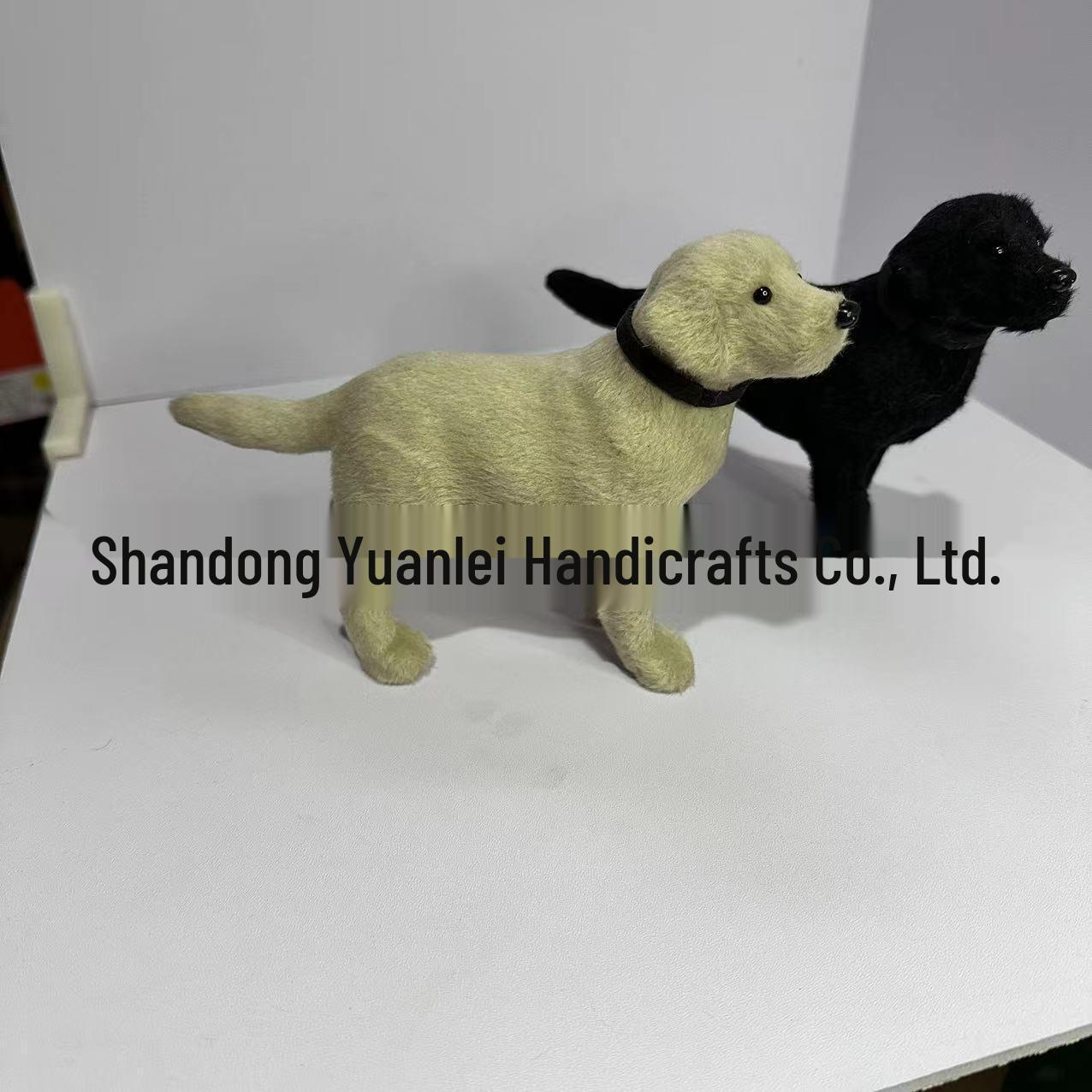 

Black Labrador Simulation Dog Model - Creative Home Decoration & Birthday Gift