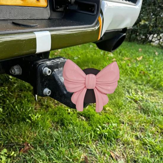 Easy To Clean Easy Snap-On Trailer Hitch Cover PLA Black 1 Pc